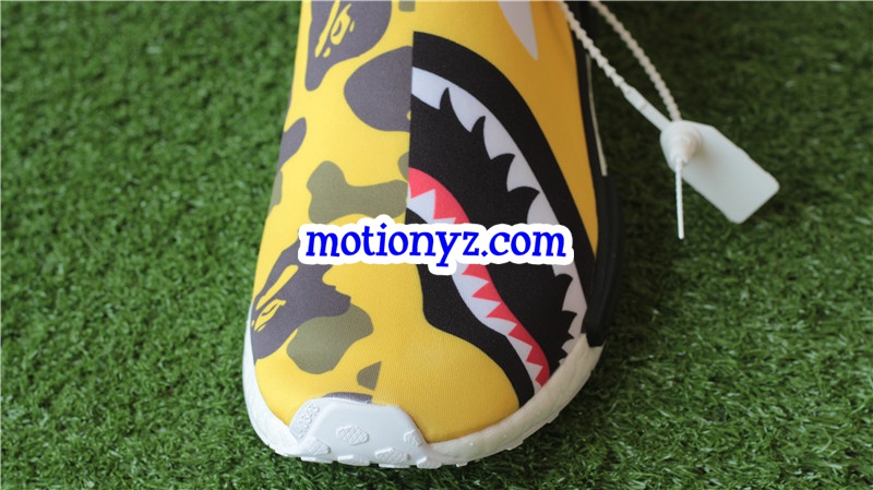 Adidas Pharrell Williams NMD Human Race Camo Bape Yellow